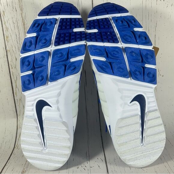 Nike Free Golf NN Sneakers Shoe White Blue Size 11.5 Wide FQ7875-400 - Picture 7 of 8
